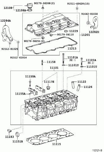 HILUX KDN170L-CRMDYW KDN1##,LN1##,RZN168,173