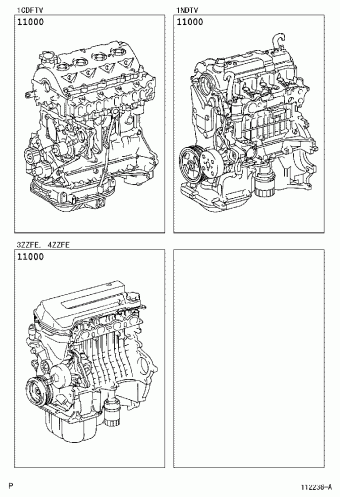 COROLLA SED/WG ZZE120L-DWMDKW CDE120,NDE120,ZZE12#