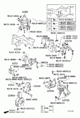 COROLLA SED/WG CDE120L-DWMNXW CDE120,NDE120,ZZE12#