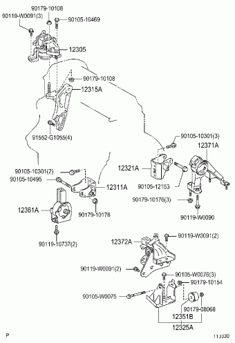COROLLA HB NDE120L-DHMNYW CDE120,NDE120,ZZE12#