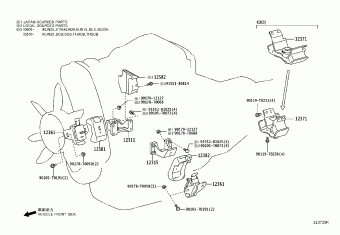 HILUX KUN15L-TRMDYW3 KUN15,2#