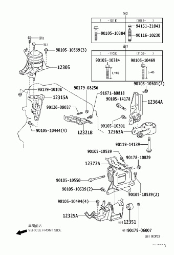 YARIS NCP92L-BEPRKV NCP9#