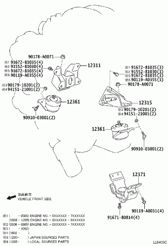 TACOMA GRN250L-PRADKA GRN2##,3##,TRN2##