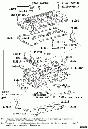 TACOMA TRN225L-CRPDKA GRN2##,3##,TRN2##