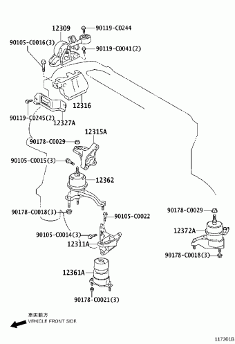 CAMRY/HYBRID ACV51L-JEPEKC ACV51,ASV5#,AVV50