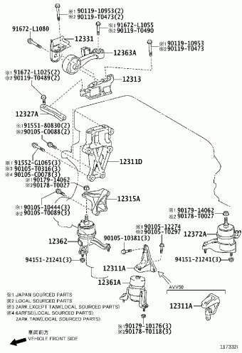CAMRY/HYBRID ASV50R-JETEKT ACV51,ASV5#,AVV50