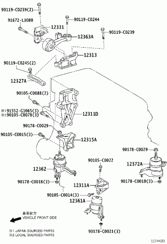 CAMRY/HYBRID AVV50L-JEXVBC ACV51,ASV5#,AVV50