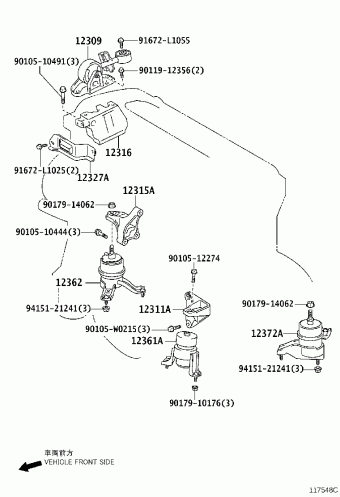 CAMRY/HYBRID ACV51L-REPNKX ACV51,ASV5#,AVV50,GSV50