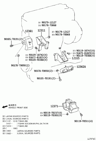 INNOVA/KIJANG INNOVA TGN40R-GKPDKT KUN40,TGN4#