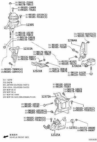 YARIS NCP150R-CHPVKD NCP15#,NSP15#