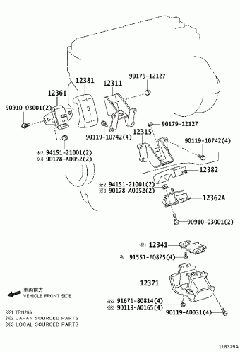 TACOMA TRN220L-TRPDKA GRN2##,3##,TRN2##