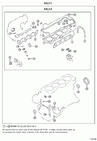 COROLLA SED/WG AE112L-GEPNKG AE11#,CE110,EE11#,ZZE11#