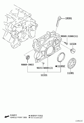 AVENSIS WWT271L-AWFEYW ADT27#,WWT27#,ZRT27#