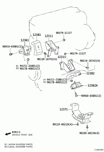 TACOMA TRN245L-CRTSKA GRN2##,3##,TRN2##