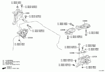 COROLLA/ALTIS ZWE211R-GEXGBT MZEA1#,ZRE21#,ZWE211