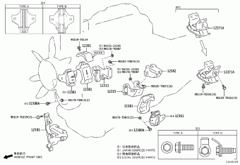 HILUX GUN135L-BNFSXW GUN12#,135