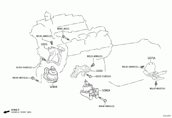 TUNDRA/SEQUOIA VXKH76L-PRVLZA VXKA7#,VXKH7#,VXKH8#