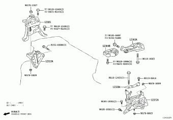AURIS/COROLLA HB ZWE219R-AHXNBQ MZEA12,NRE210,ZWE21#