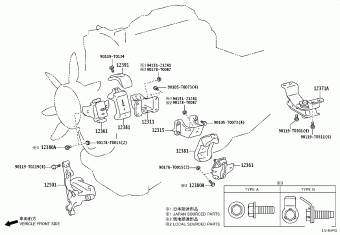 HILUX (DCB/SCB/XTR) GUN126L-DTTHXW GUN12#,135