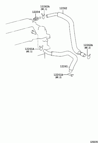 COROLLA HB ZZE121L-DHPNKW CDE120,NDE120,ZZE12#