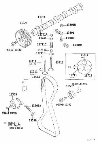 COROLLA SED/WG EE110L-AEMDSV AE11#,CE110,EE11#,ZZE11#