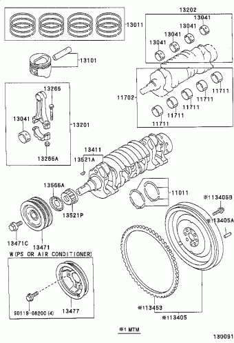COROLLA HB/LB EE111L-AGMDKW 06.1999