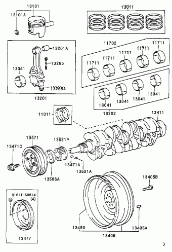 HILUX/4RUNNER (4WD) LN107L-PRMSS 03.1998