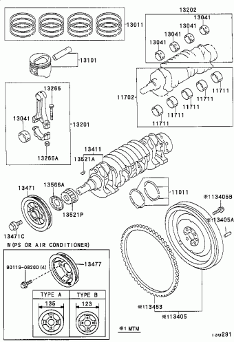COROLLA SED/WG EE111L-AEMDKW 03.1998