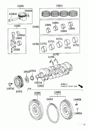 COROLLA SED/WG ZZE120L-DWMDKW CDE120,NDE120,ZZE12#