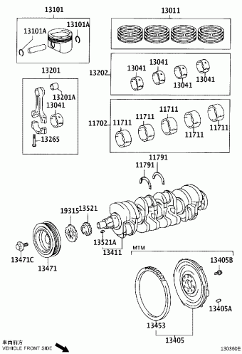 COROLLA/MATRIX ZZE131L-DEFSFA ZZE13#