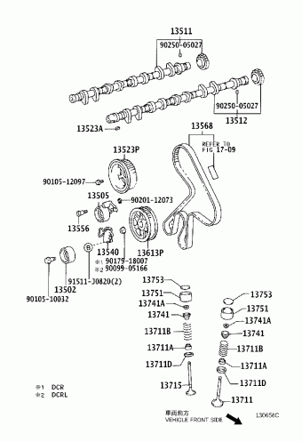 COROLLA SED/WG CDE120L-DWMNYW CDE120,NDE120,ZZE12#