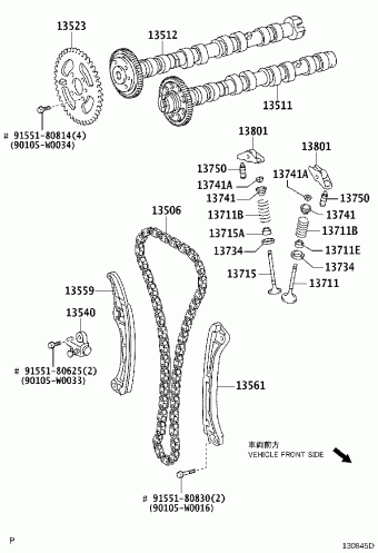 AVENSIS ADT251L-AWFEXW ADT25#,AZT25#,CDT250,ZZT25#