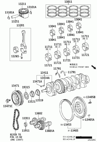 CAMRY/AURION/HV ACV40L-DEANKV ACV40,AHV40,GSV40