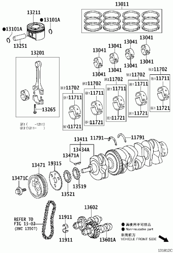CAMRY/HYBRID ACV51L-JEPEKC ACV51,ASV5#,AVV50