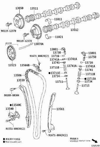 CAMRY/AURION/HV ASV50L-DETDKV ASV50,AVV50,GSV50