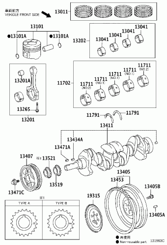 COROLLA NDE180L-DELNXW NDE180,NRE180,ZRE18#