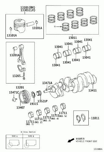 TUNDRA UCK56L-CRASKA GSK5#,UCK5#,UPK5#,USK5#
