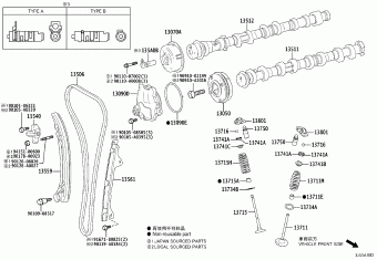 CAMRY/HYBRID AXVA70L-CEZSBA AXVA7#,AXVH7#,GSV70