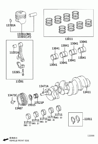 4RUNNER UZN215L-GKAZKA GRN21#,UZN21#