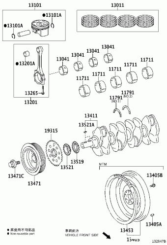 COROLLA ZRE210L-DEXNKV MZEA11,ZRE21#, ZWE21#