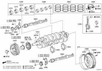 HILUX TGN126L-DTMHKV GGN125,GUN1##,LAN125,TGN1##
