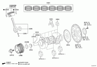 TUNDRA/SEQUOIA VXKA75L-PSUSZA VXKA7#,VXKH7#,VXKH8#