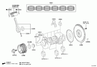 TUNDRA/SEQUOIA VXKH76L-PRVLZA VXKA7#,VXKH7#,VXKH8#