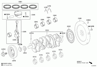 PRIUS MXWH65L-AHXHBA MXWH6#