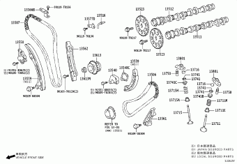 HILUX (DCB/SCB/XTR) GUN126L-DTTHXW GUN12#,135