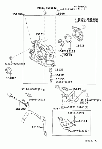 COROLLA SED AE101L-DEMDKA AE10#