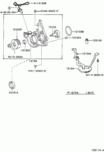 COROLLA SED/WG EE110L-AEMDSV AE11#,CE110,EE11#,ZZE11#