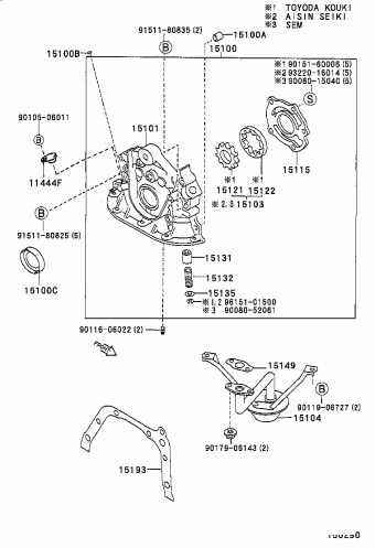 COROLLA HB/LB AE111L-ALMNKW 06.1997