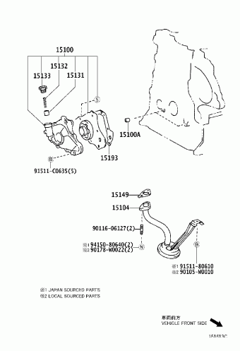 COROLLA VERSO ZNR11L-GRMEKW AUR10,CUR10,ZNR1#
