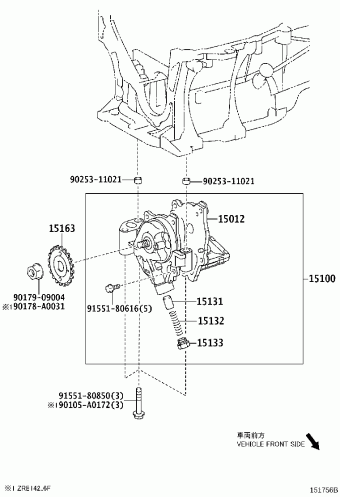 COROLLA SED/WG ZRE141L-AEFDKV CE140,NZE141,ZRE14#,ZZE14#